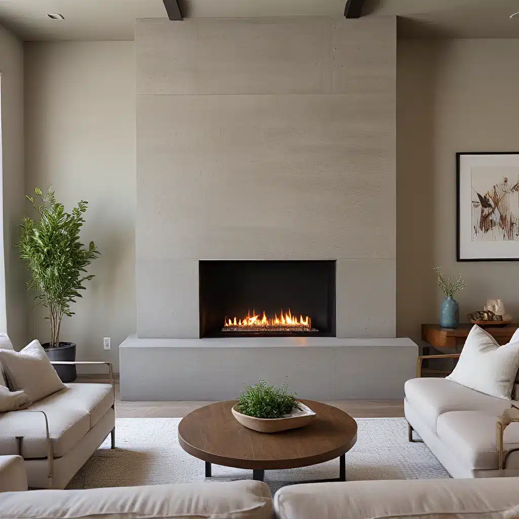 Concrete Fireplace Surrounds: Elevating the Ambiance in Kansas City Living Rooms